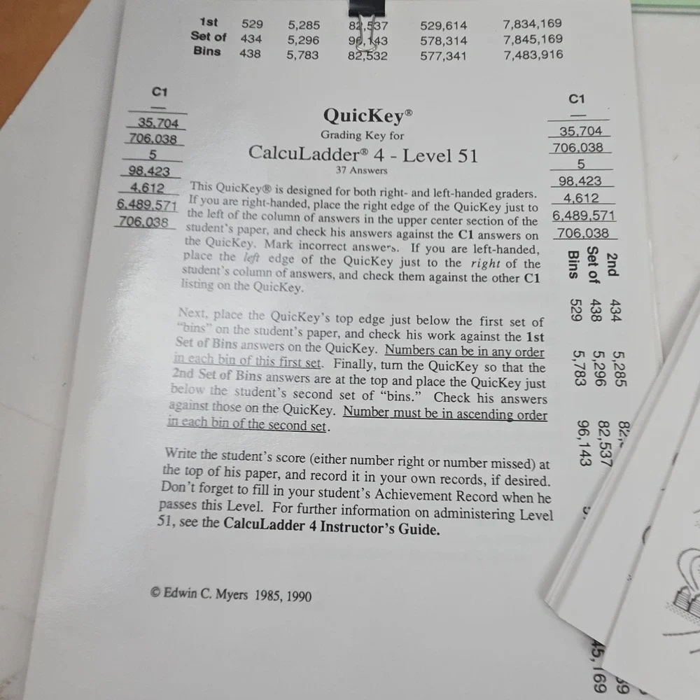 CalcuLadder MasterPak 2 Classic Edition Math 4 5 6 AlphaBetter Mint Masters READ